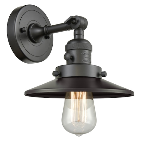 One Light Sconce With A High-Low-Off Switch.